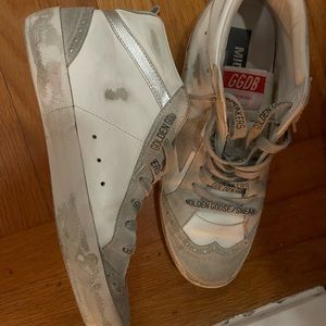 Size 39 high top golden goose shoes